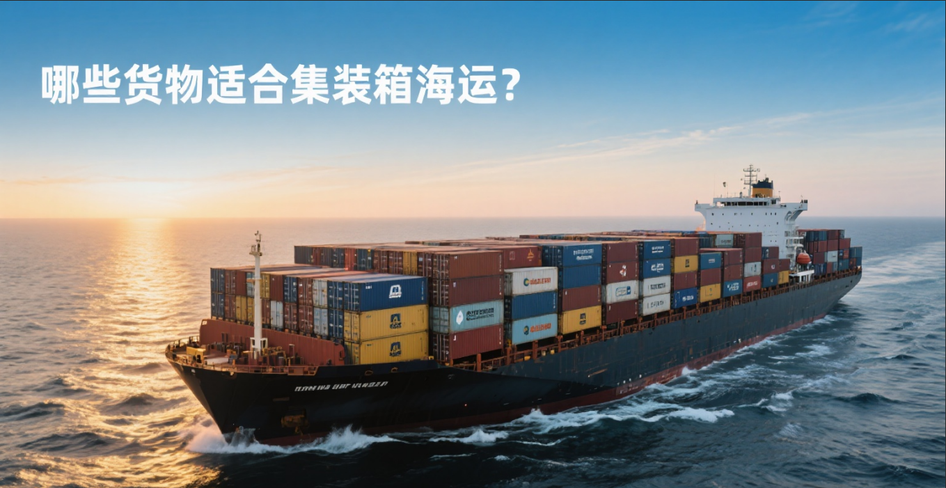 哪些貨物適合集裝箱海運？
